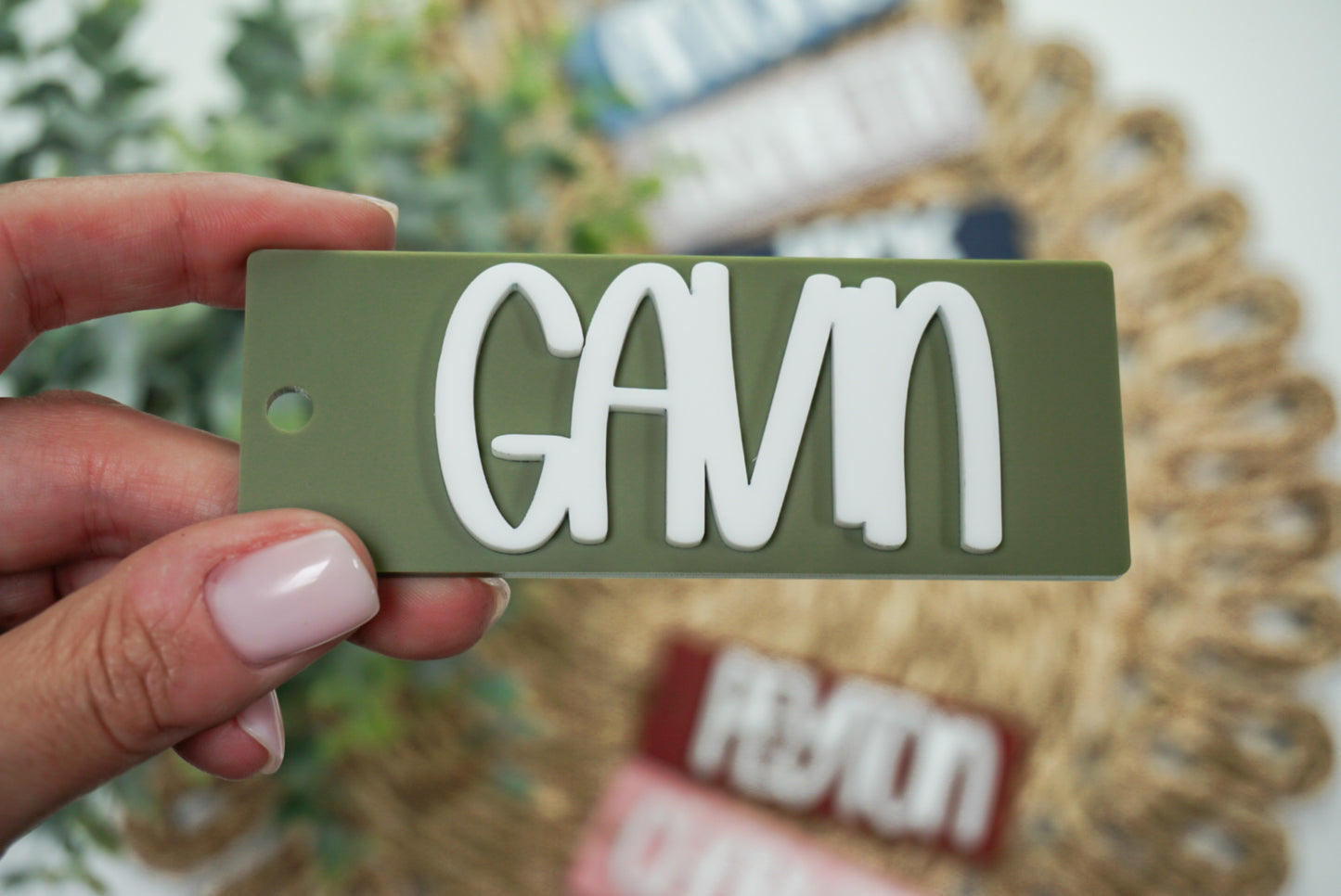 Acrylic Bag Tag