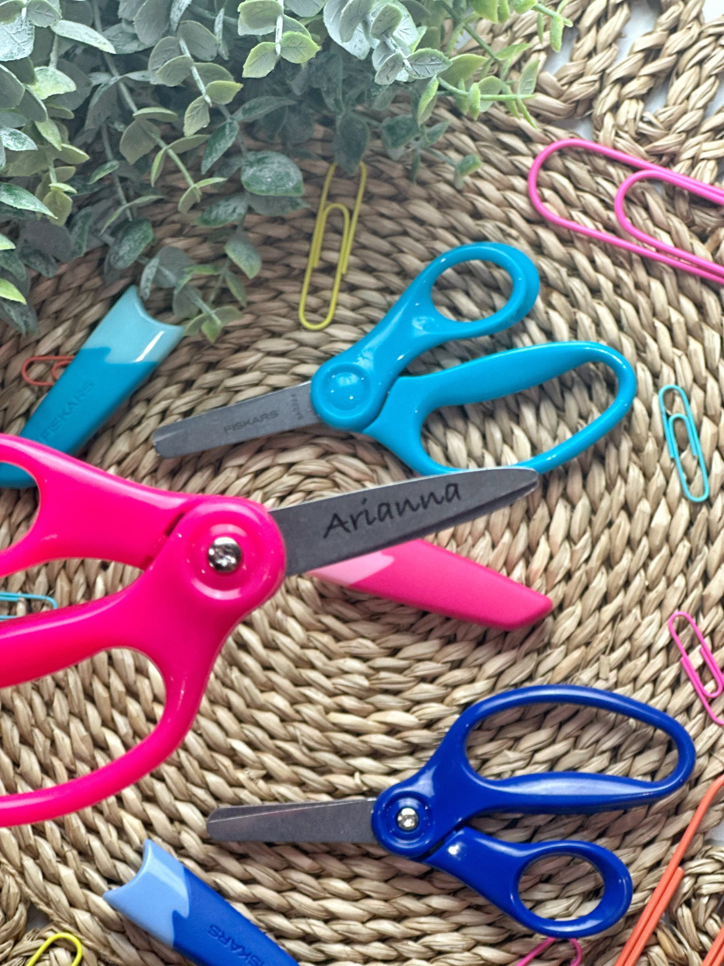 Kids Scissors Engraved and Personalized